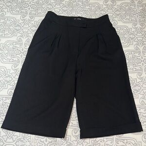Women's Black Bermuda Shorts